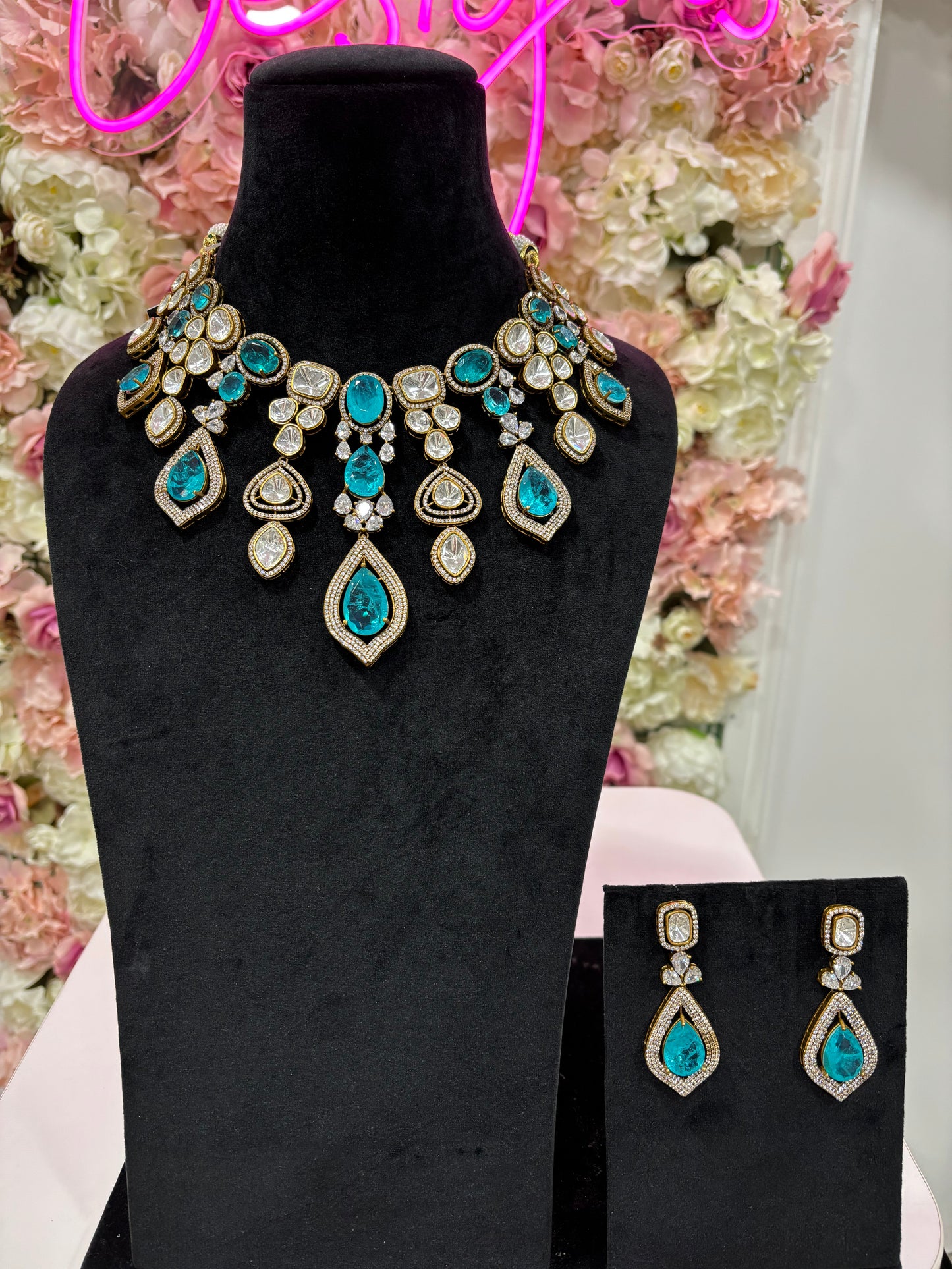Moissanite set