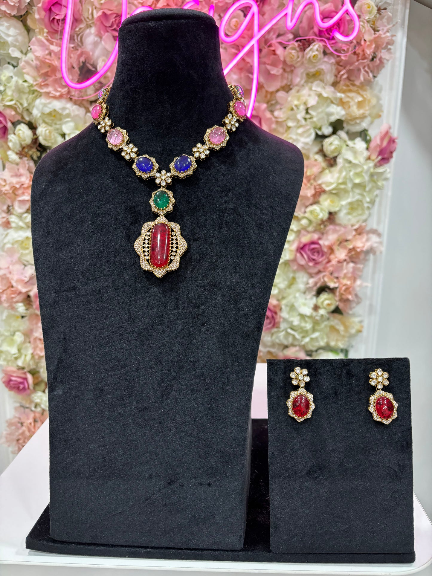 Doublet stone with Moissanite