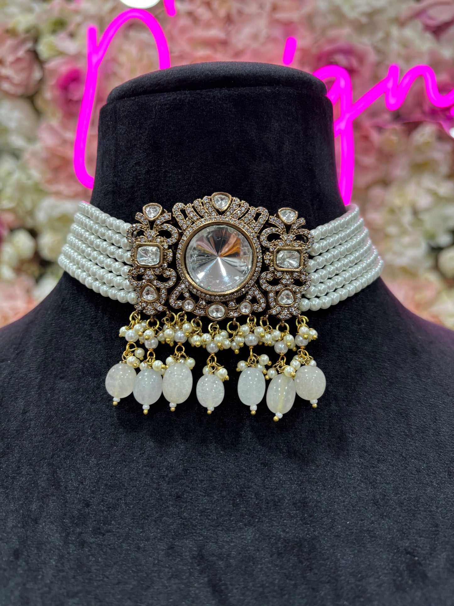 Uncut kundan choker set
